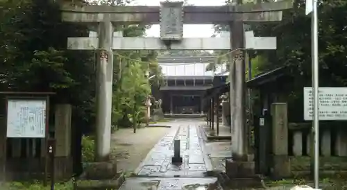 忍　諏訪神社・東照宮　の鳥居