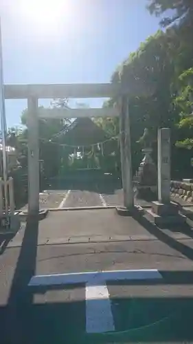 熊野社（萩原町花井方）の鳥居