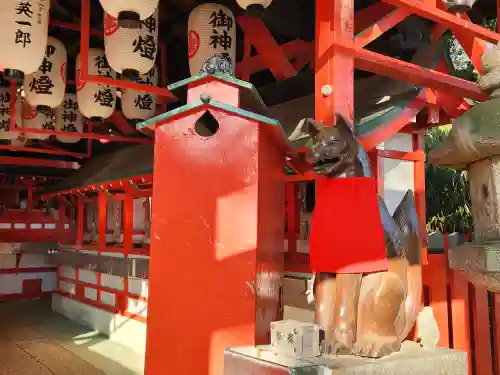 諏訪神社・諏訪山稲荷神社の狛犬