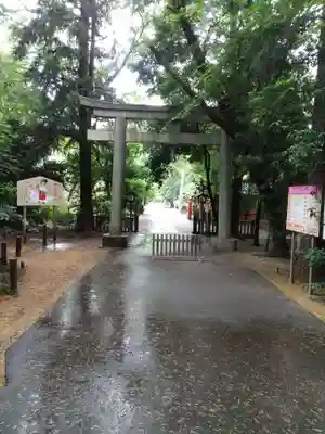 岩槻久伊豆神社の鳥居