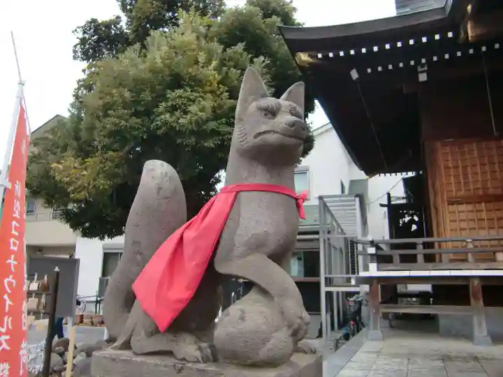 三輪里稲荷神社の狛犬