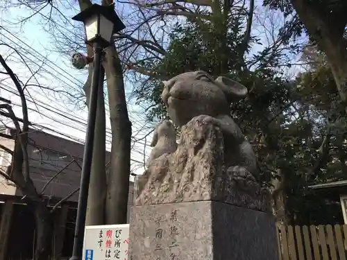 調神社の狛犬