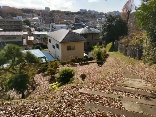 越野日枝神社の庭園