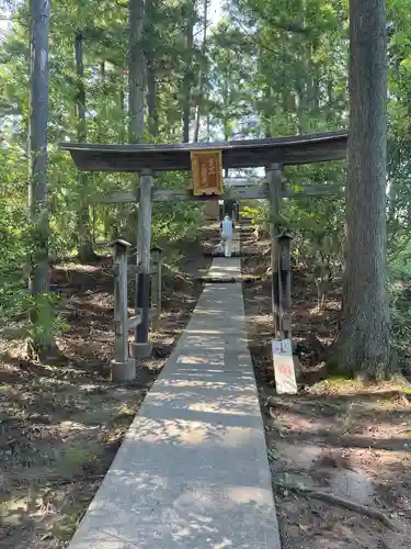 皆神神社の鳥居