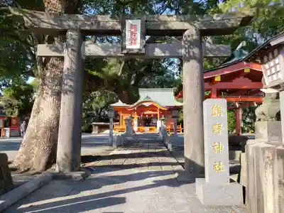 導きの神大牟田熊野神社の鳥居