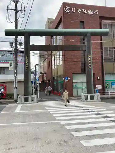 大山阿夫利神社の鳥居