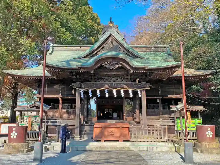 谷保天満宮の本殿・本堂