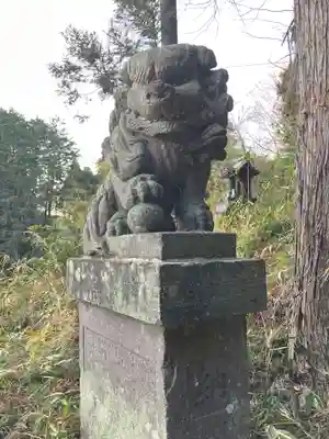太白神社(小入)の狛犬