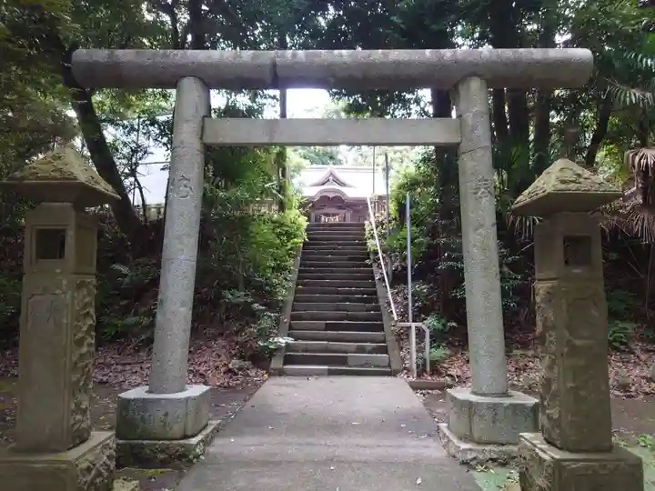 五霊神社の鳥居