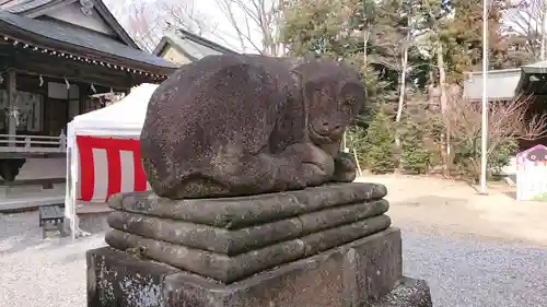 朝日森天満宮の狛犬