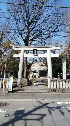 戸部杉山神社の鳥居