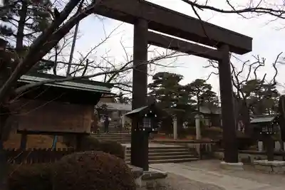 開成山大神宮の鳥居