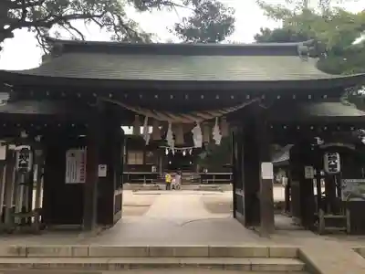 葛飾八幡宮の山門・神門