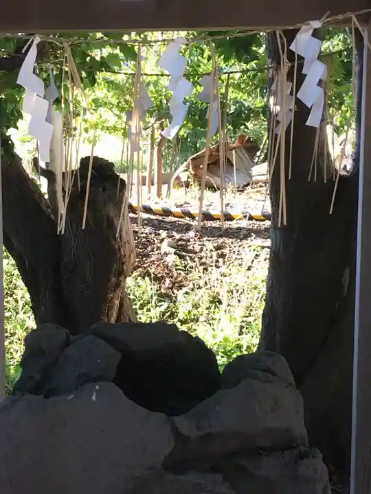 泊稲荷神社の手水舎