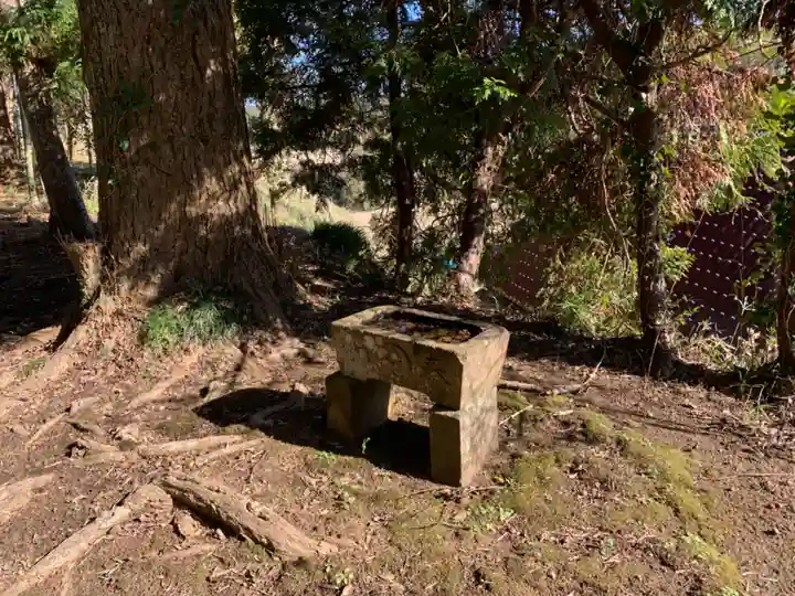 神社跡の手水舎