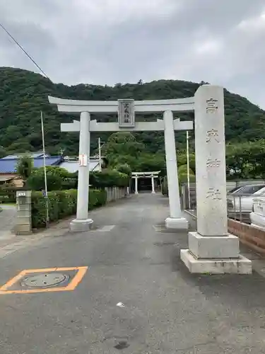 高來神社の鳥居