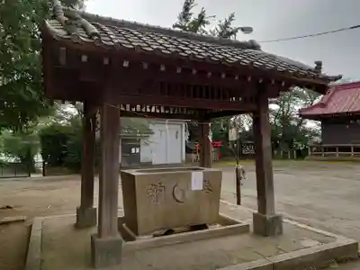 生麦杉山神社の手水舎