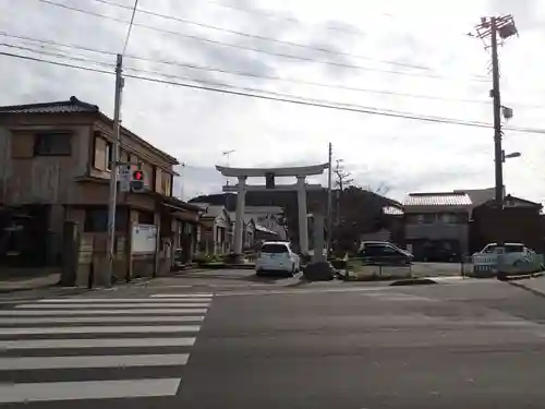 川口神社の鳥居