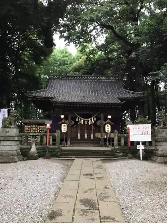 間々田八幡宮の本殿・本堂