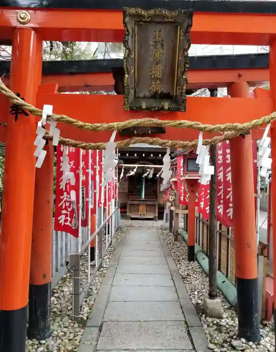 露天神社(お初天神)の鳥居