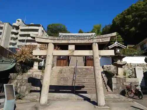 尾長天満宮の鳥居