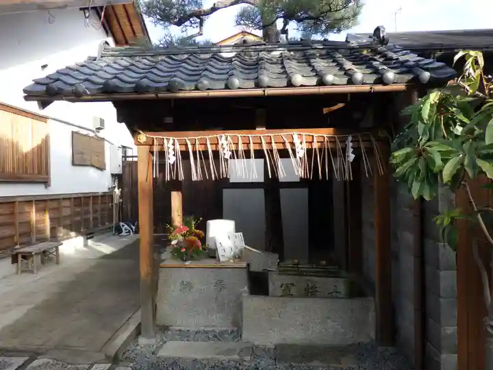 大将軍八神社の手水舎
