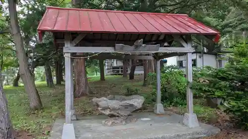音江神社の手水舎