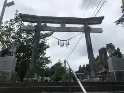 生目神社の鳥居