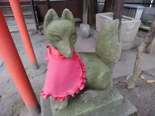 鐘塚稲荷神社の狛犬