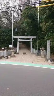 桶狭間神明社の鳥居