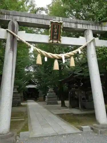 金村別雷神社の鳥居