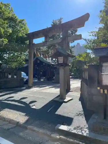 安江八幡宮（金沢水天宮）の鳥居