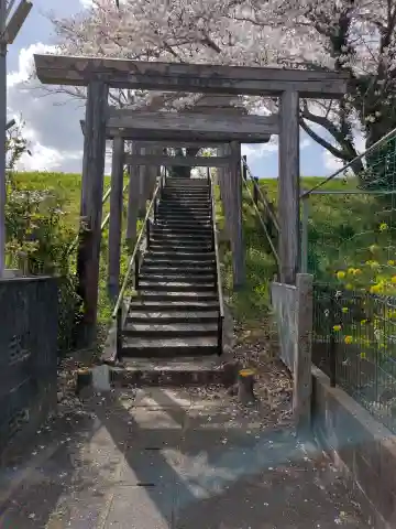 楠大明神の鳥居