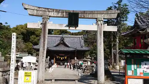 牟呂八幡宮の鳥居