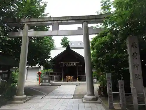 蔵前神社の鳥居