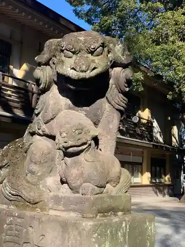 谷保天満宮の狛犬