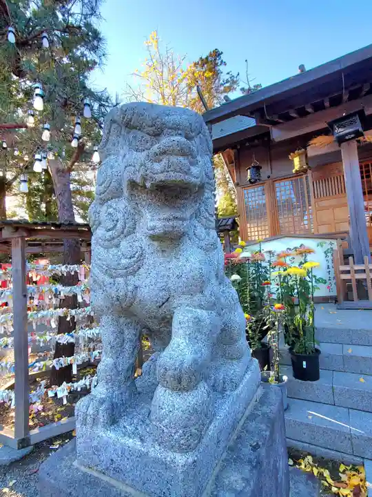 二柱神社の狛犬