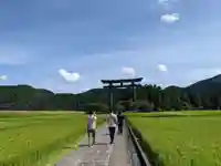 大斎原(熊野本宮大社旧社地)の鳥居