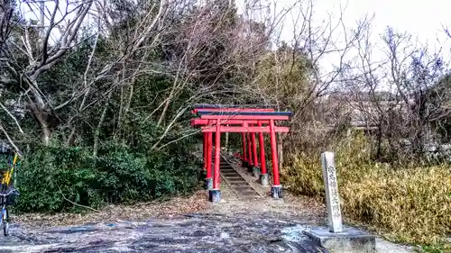 安名稲荷命社の鳥居