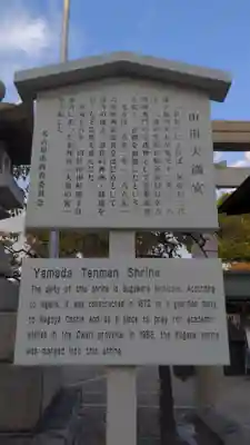 山田天満宮の歴史