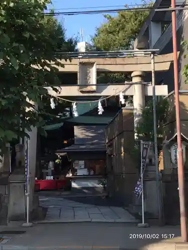 小野照崎神社の鳥居