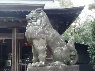 忍　諏訪神社・東照宮　の狛犬