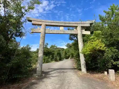 富丘八幡神社の鳥居