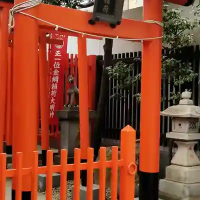 金綱稲荷神社の鳥居
