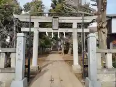 大泉諏訪神社の鳥居