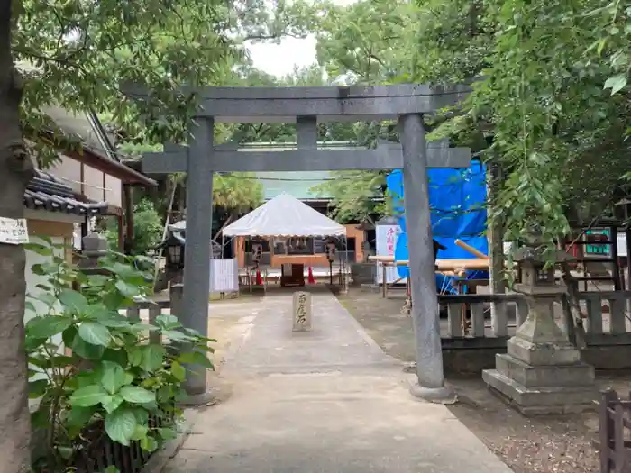 大市八幡神社の鳥居