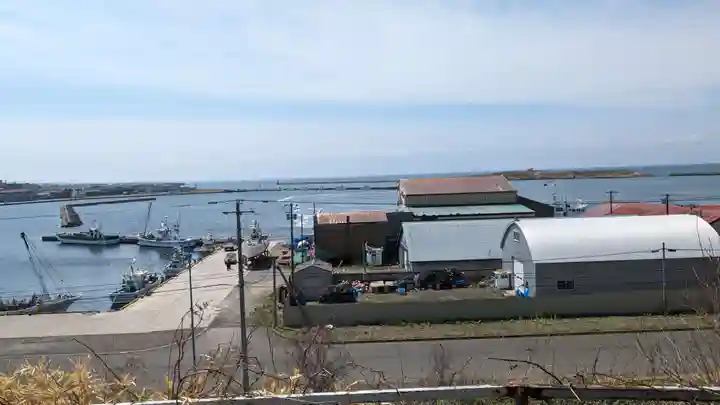 根室金刀比羅神社の景色