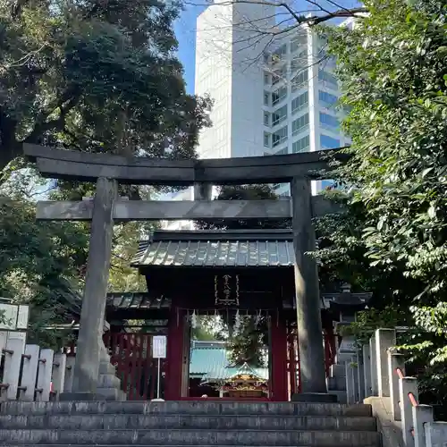 金王八幡宮の鳥居