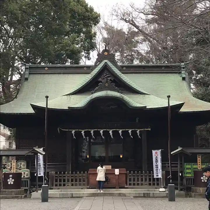 谷保天満宮の本殿・本堂
