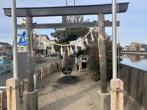 神社(蟹江町西之森才勝)の鳥居